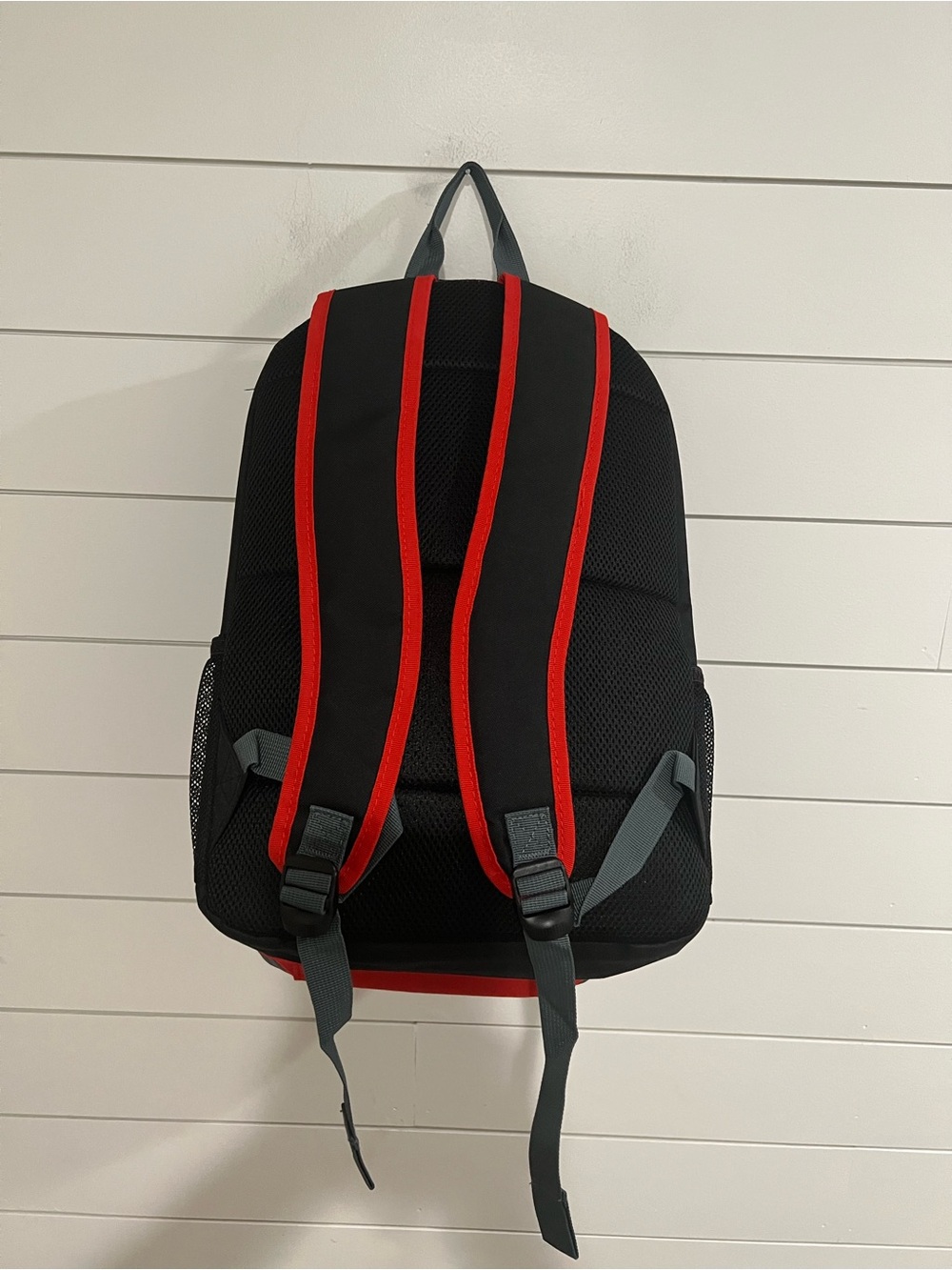 Puma Black & Red Men's Backpack with Front Insulated Pouch - Picture 2 of 5